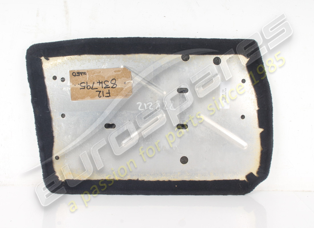 GEBRAUCHTE FERRARI FUSSSTÜTZE BEIFAHRERSEITE. TEILENUMMER 834795.. (2) gebrauchte ferrari fussstütze beifahrerseite. teilenummer 834795.. (2)