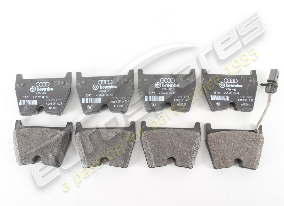 neues lamborghini 1 set von bremsbelagsatz für disc. teilenummer 4s0698151r (1)
