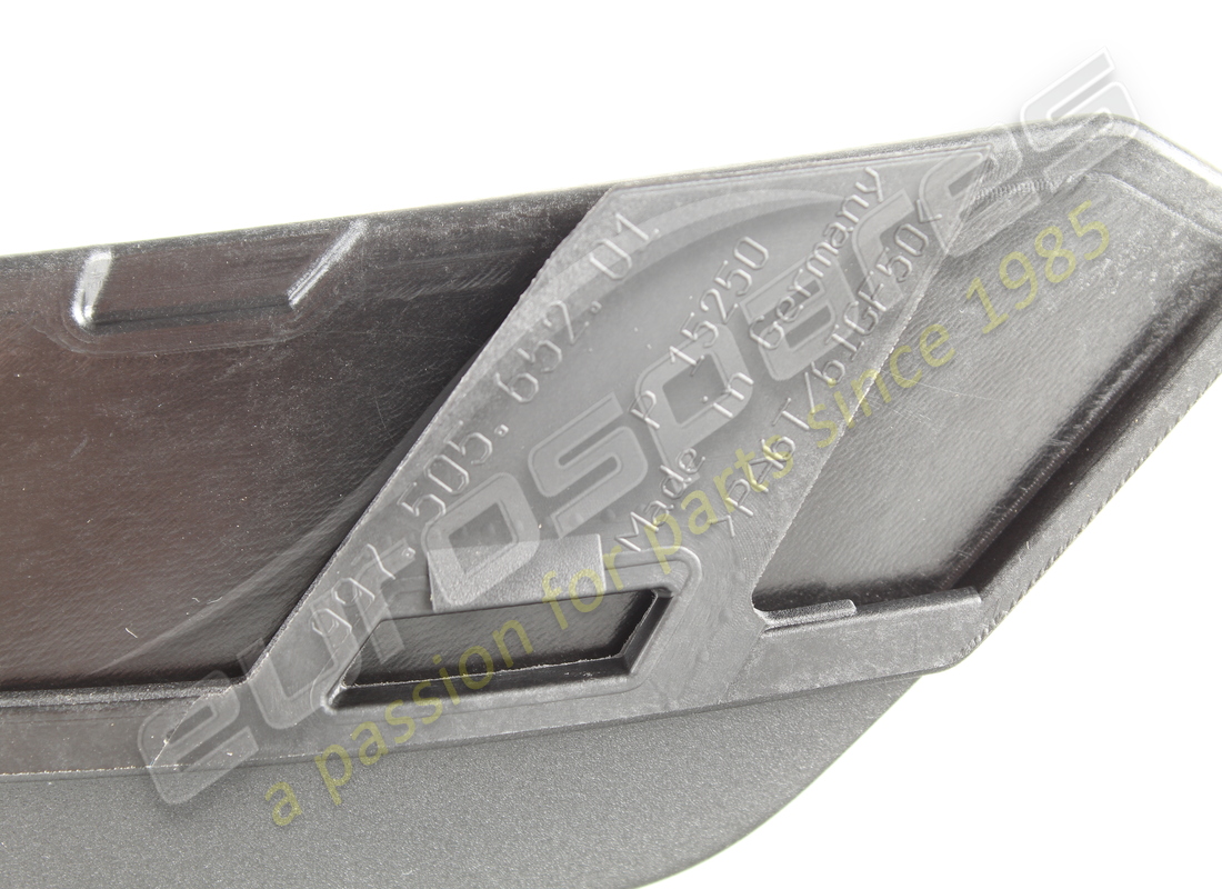 neu porsche schutzschild satin schwarz. teilenummer 9975056520101c (3)