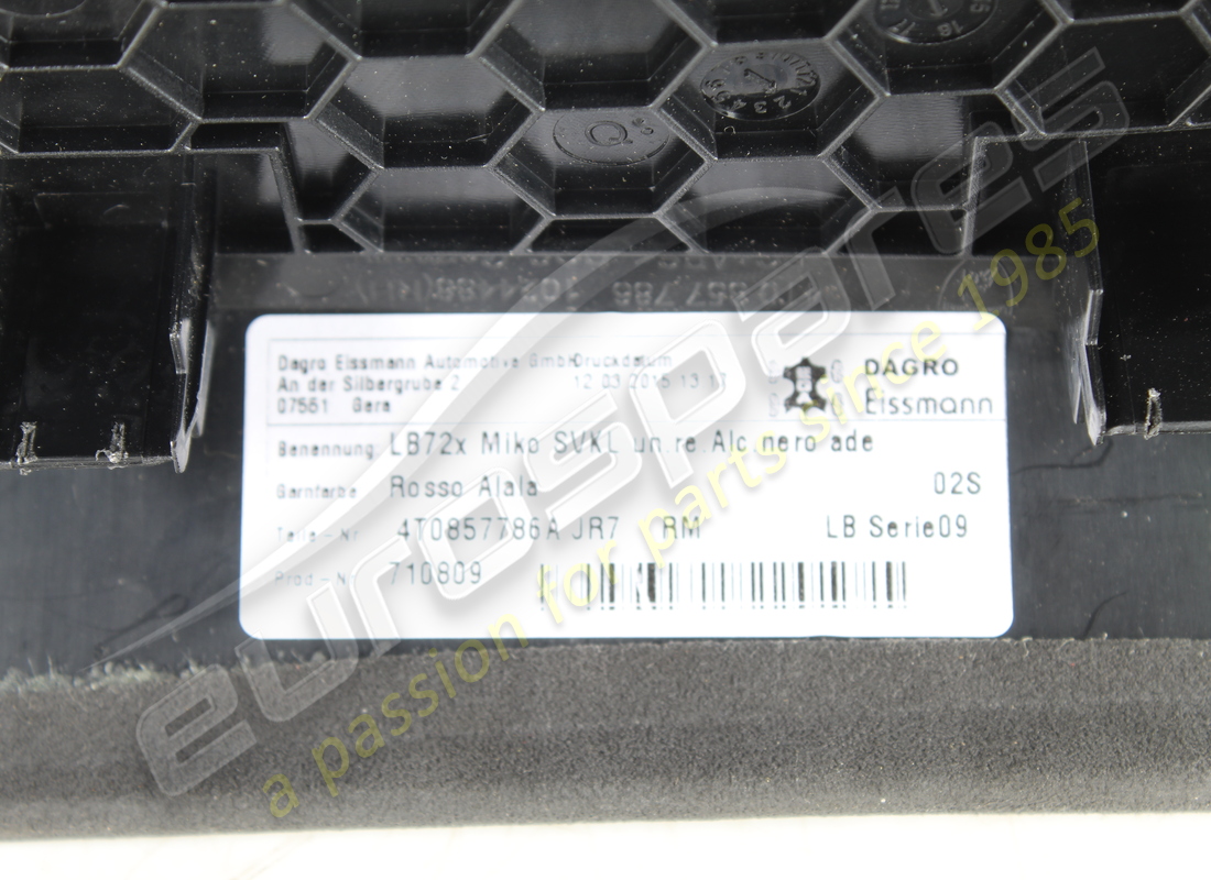 lamborghini abdeckung verwendet. teilenummer 4t0857786a (4)