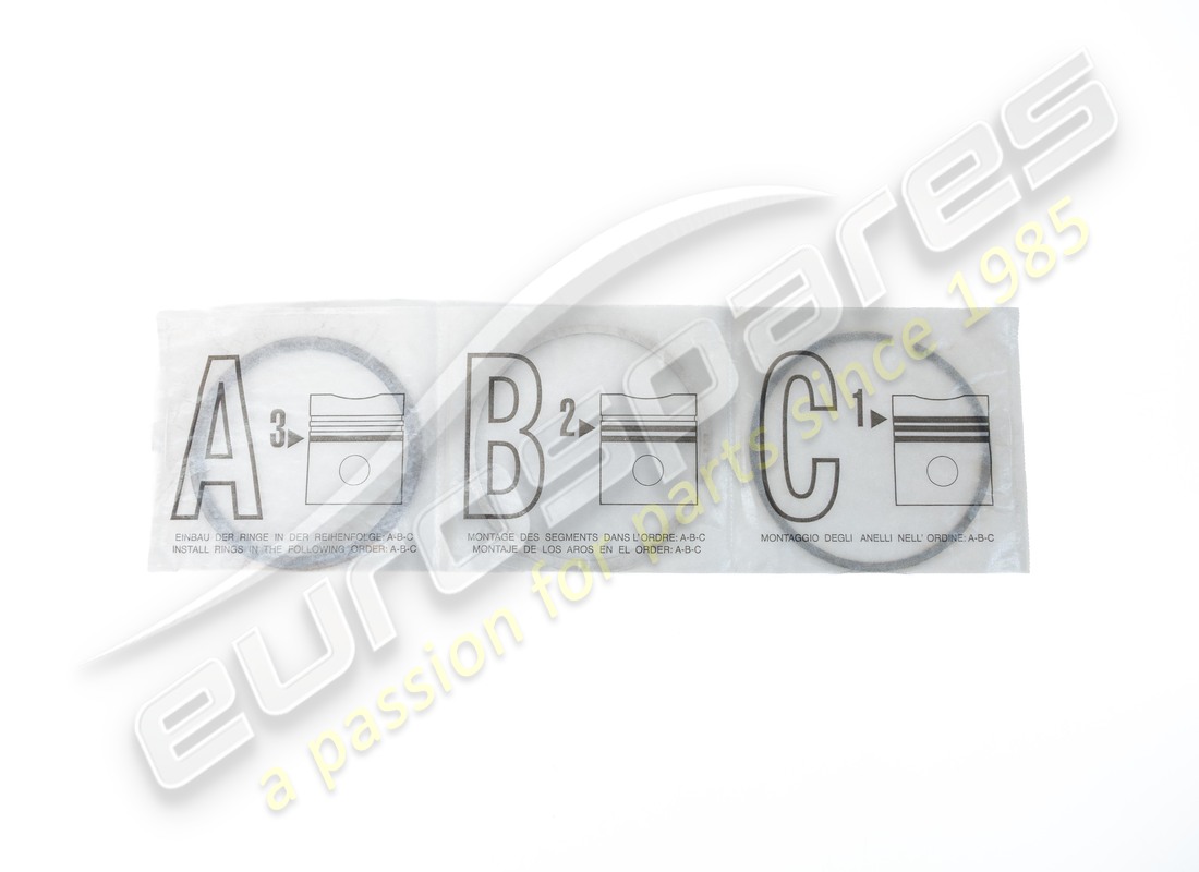 neuer porsche 1 satz kolbenringe. teilenummer 99610307300 (1)