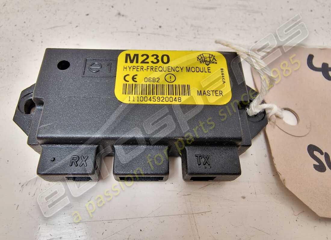 verwendeter maserati slave-hyperfrequenzsensor. teilenummer 186596 (2)