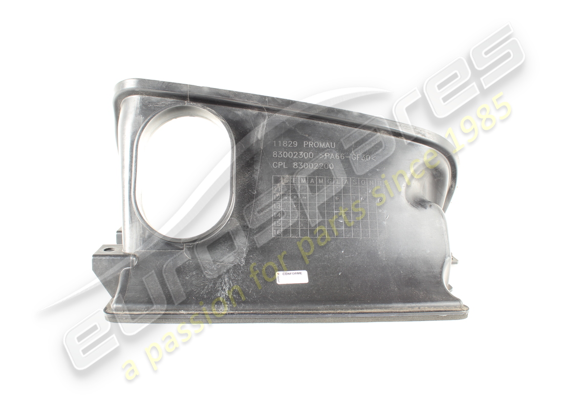 GEBRAUCHTER LH-LUFTKANAL AM ÖLKÜHLER FERRARI. TEILENUMMER 83002200 (1) gebrauchter lh-luftkanal am ölkühler ferrari. teilenummer 83002200 (1)