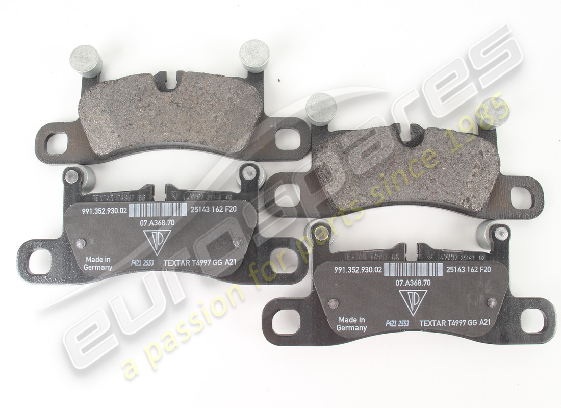 neuer porsche 1 satz von bremsbelagsatz für disc. teilenummer 99135293902 (1)