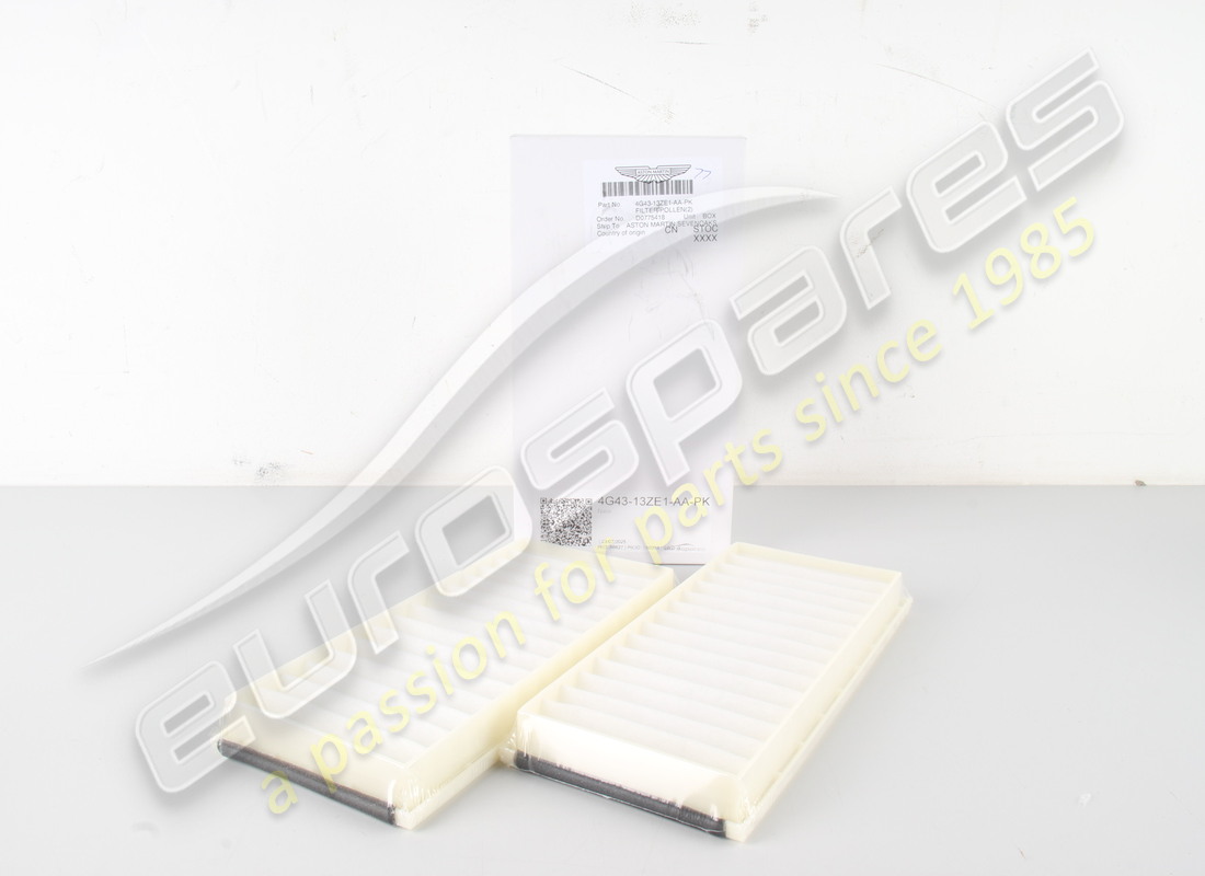 NEUER ASTON MARTIN POLLENFILTER (PACKUNG MIT 2). TEILENUMMER 4G4313ZE1AAPK (2) neuer aston martin pollenfilter (packung mit 2). teilenummer 4g4313ze1aapk (2)