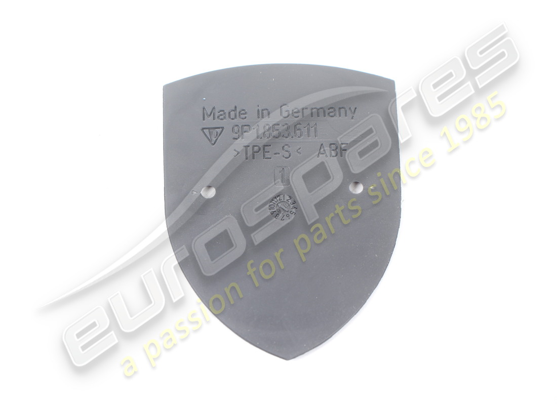 neue porsche verpackung (dichtung für etikett-unterlage). teilenummer 9p1853611 (1)