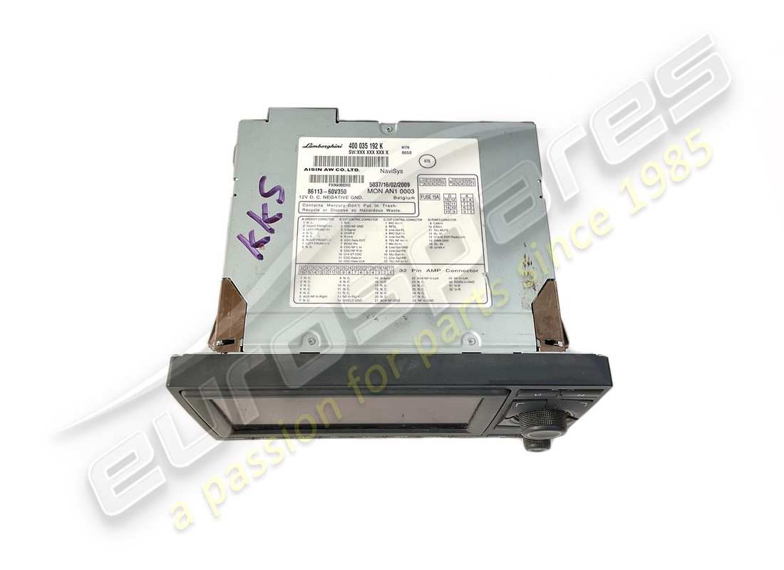 verwendet lamborghini radio/navigation. teilenummer 400035192k (2)