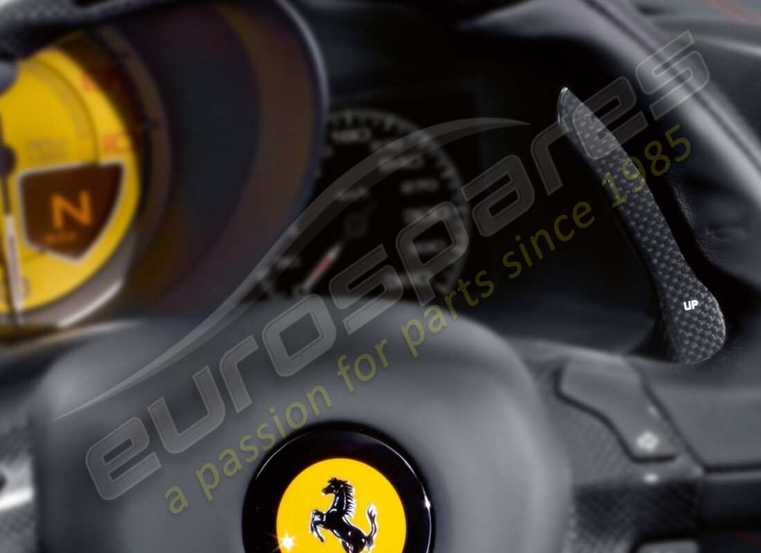 NEU Ferrari KOHLEFASER F1 SCHALTWIPPENBAUGRUPPE . TEILENUMMER 278724 (1)