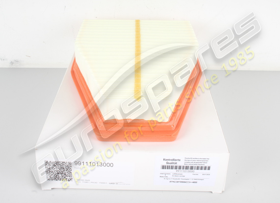 NEUER PORSCHE LUFTFILTER. TEILENUMMER 99111013000 (1) neuer porsche luftfilter. teilenummer 99111013000 (1)