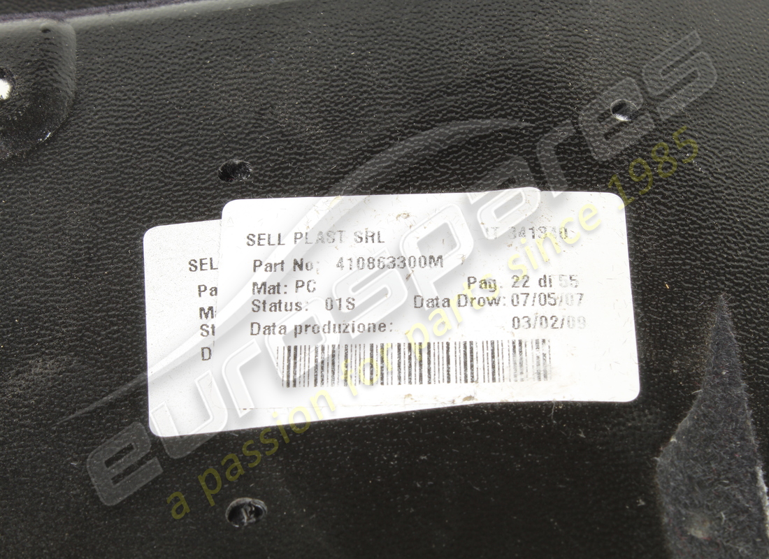 LAMBORGHINI FACH VERWENDET. TEILENUMMER 410863300M (3) lamborghini fach verwendet. teilenummer 410863300m (3)