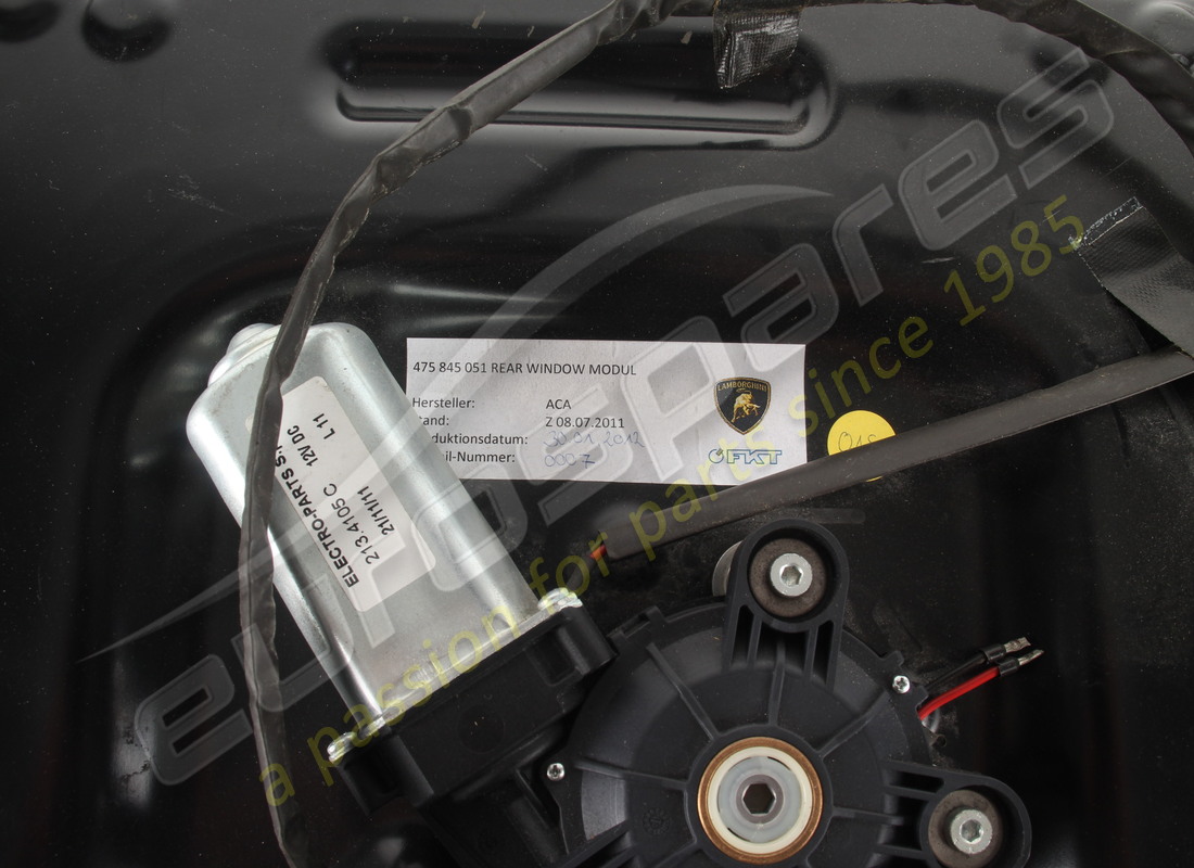 neu lamborghini heckscheibenbaugruppe rwm. teilenummer 475845051a (2)