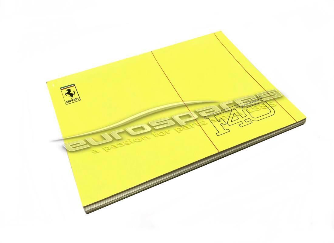 NEU Eurospares F40 BEDIENUNGSANLEITUNG – CATALYST-VERSION 1990 . TEILENUMMER 95990119 (1)