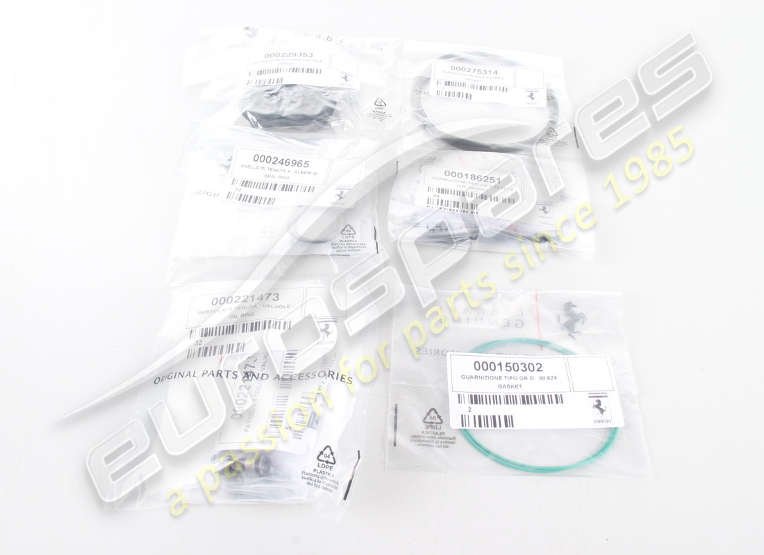 NEUER FERRARI ANTRIEBSEINHEIT-SATZ VON GASKE. TEILENUMMER 266677 (17) neuer ferrari antriebseinheit-satz von gaske. teilenummer 266677 (17)