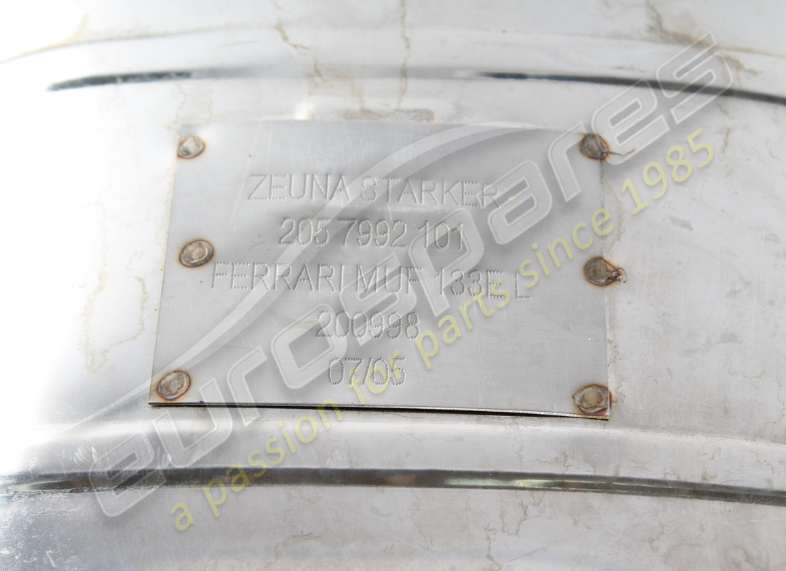 neu ferrari silenziatore posteriore sx. teilenummer 200998 (5)