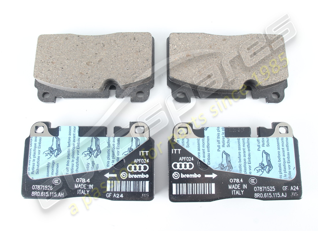 neuer porsche 1 satz bremsbeläge für scheibenbremse. teilenummer pac698151 (1)