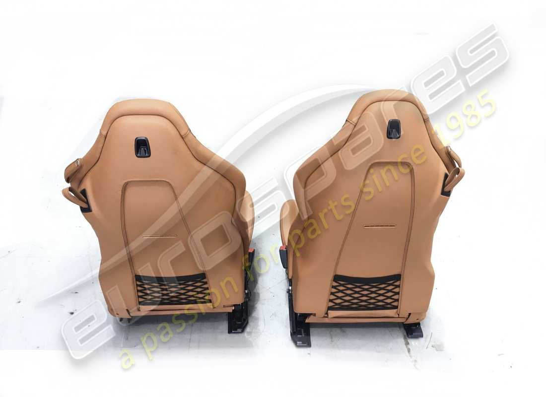 gebraucht eurospares california t - paar komfort sitze - leder (cuoio) mit schwarzen nähten - vollelektrisch - design im daytona-stil - geeignet für gd. teilenummer eap1329829 (2)
