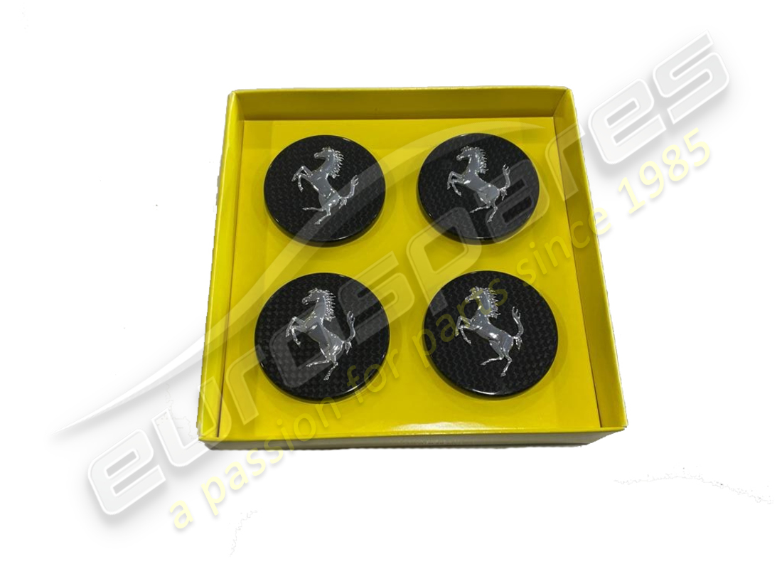 NEU Ferrari RADKAPPENSATZ AUS KOHLEFASER. TEILENUMMER 70001379 (1)