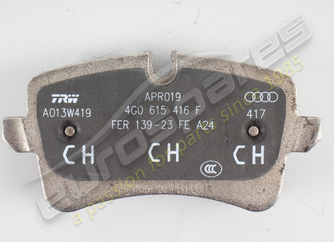 neu porsche 1 satz von bremsbelagsatz für bremsscheibe. teilenummer pab698451 (3)