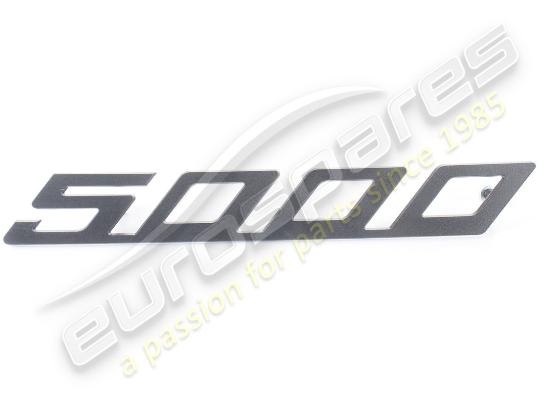 NEUE LAMBORGHINI MESSINGPLATTE 5000. TEILENUMMER 006119922 (2) neue lamborghini messingplatte 5000. teilenummer 006119922 (2)