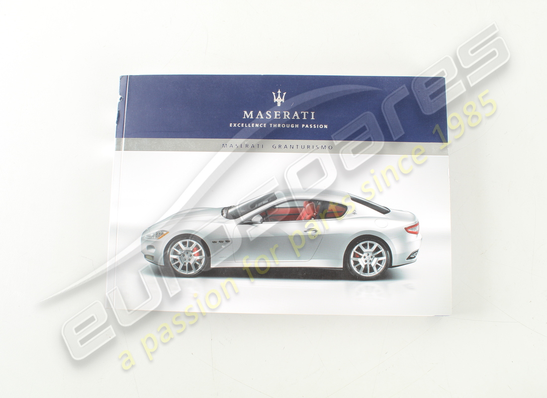 NEU (SONSTIGES) Maserati BENUTZERHANDBUCH . TEILENUMMER 80683200 (1)