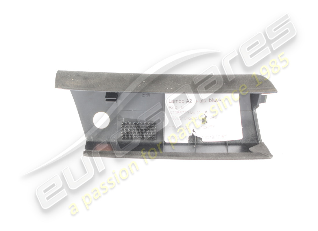 gebrauchte lamborghini verkleidung, säule links, schwarzes alcantara. teilenummer 4t0867231ajr7 (2)