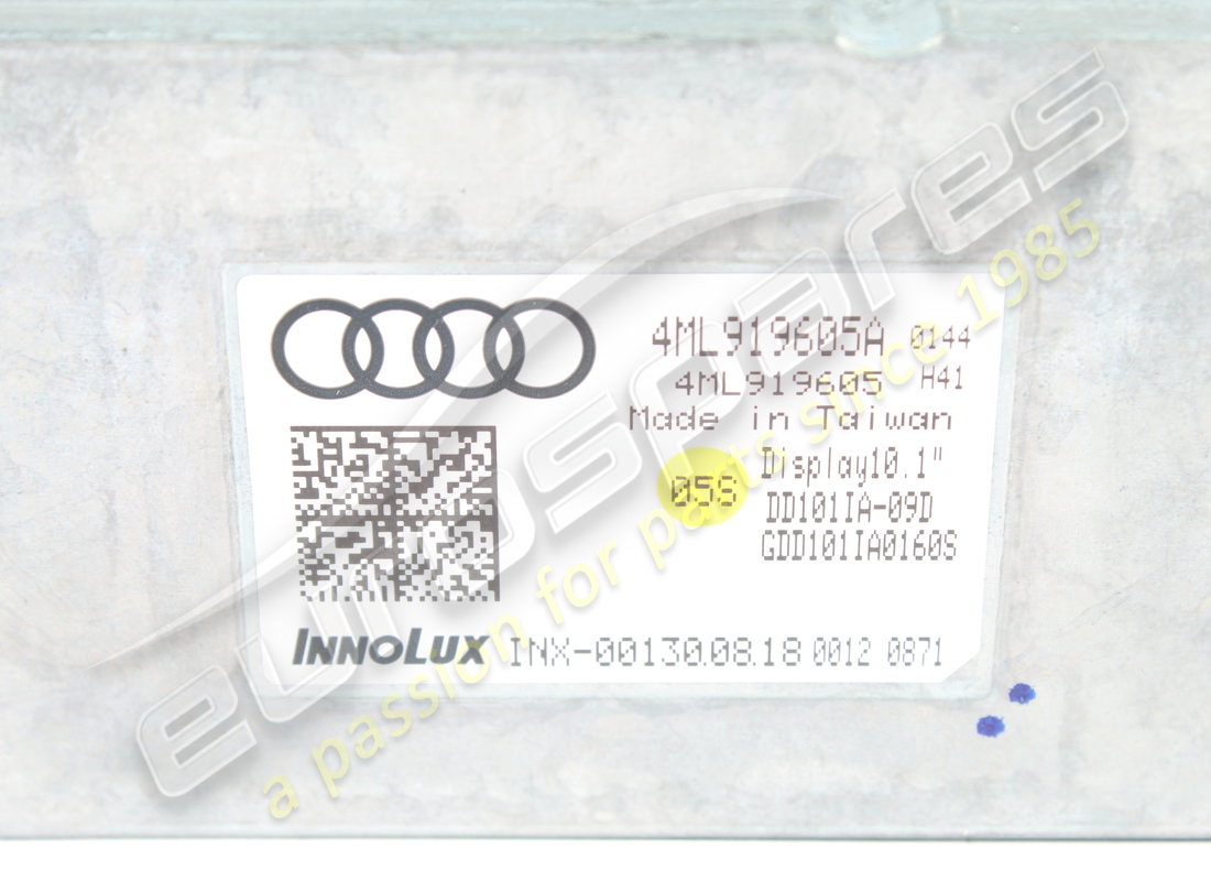 VERWENDET LAMBORGHINI VISUELLE ANZEIGE. TEILENUMMER 4ML919605A (3) verwendet lamborghini visuelle anzeige. teilenummer 4ml919605a (3)