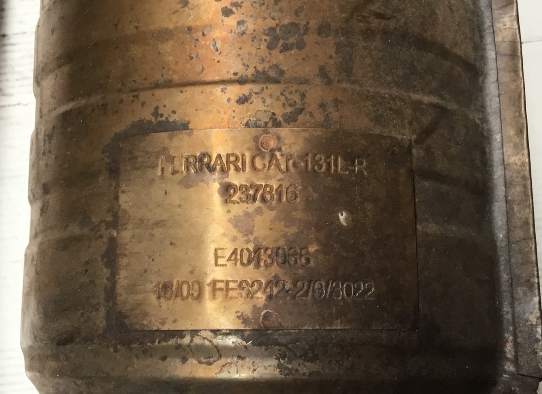 ferrari verwendet rh-katalysator vollständig. teilenummer 237816 (3)
