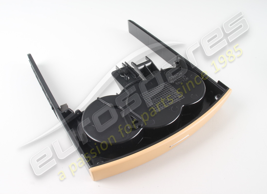 neu maserati komplettes getränkehalter-formteil-kit, beige teilenummer 981439430 (3)