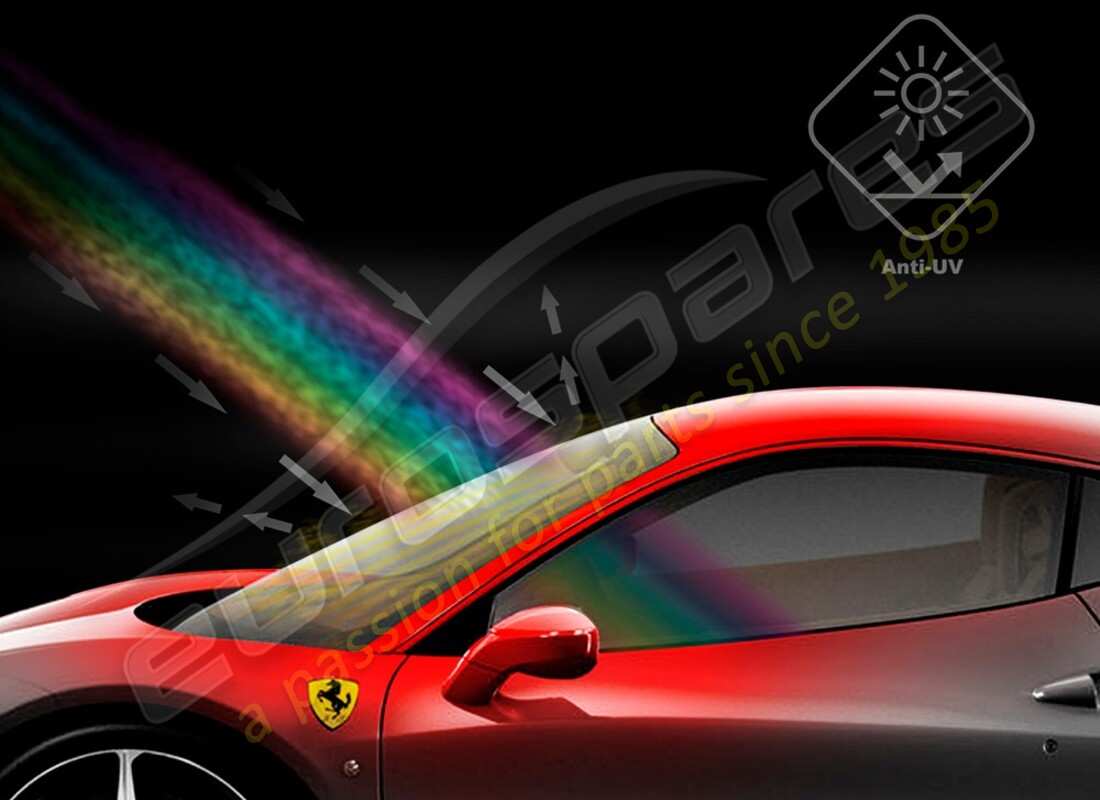 neue ferrari italia athermic windschutzscheibe (inklusive radioantenne). teilenummer 83465700 (1)