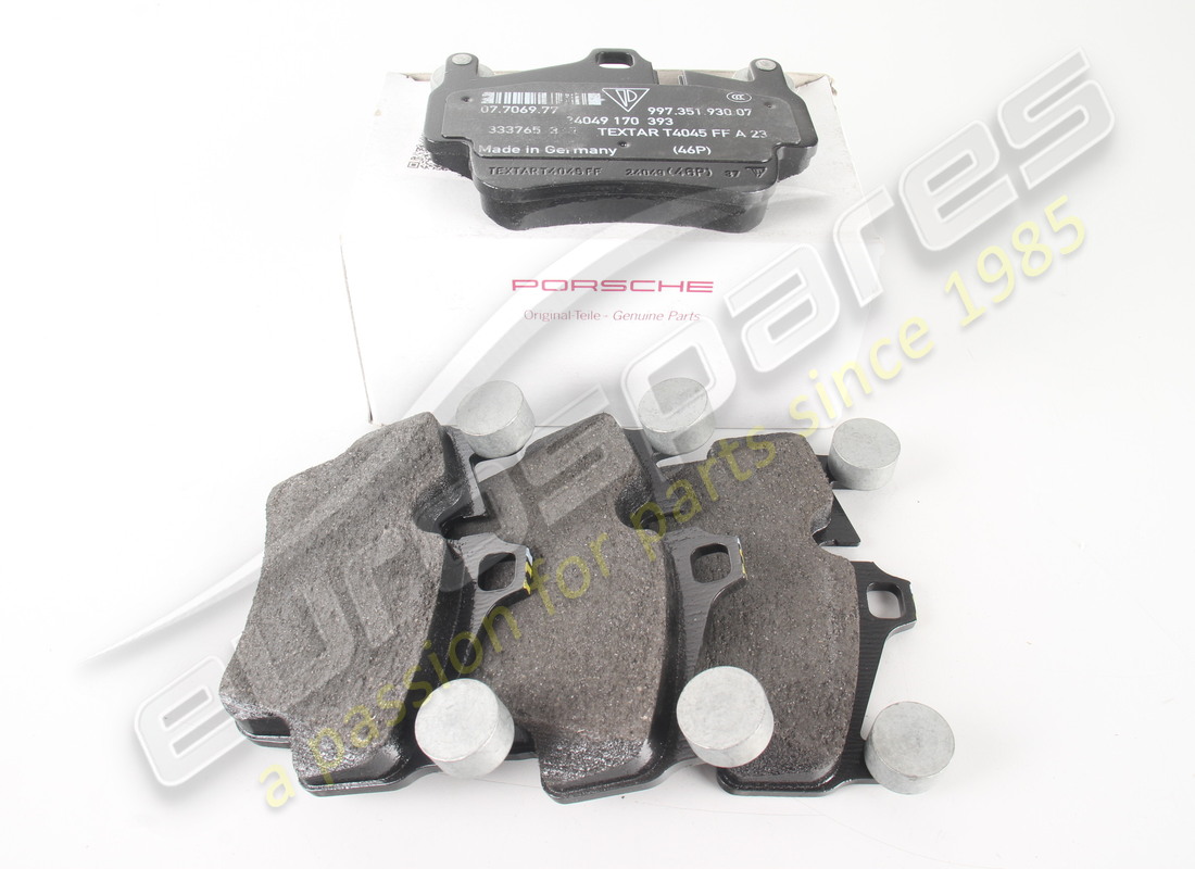 neu porsche 1 satz von bremsbelagsatz für scheibenbremse. teilenummer 99735193907 (1)