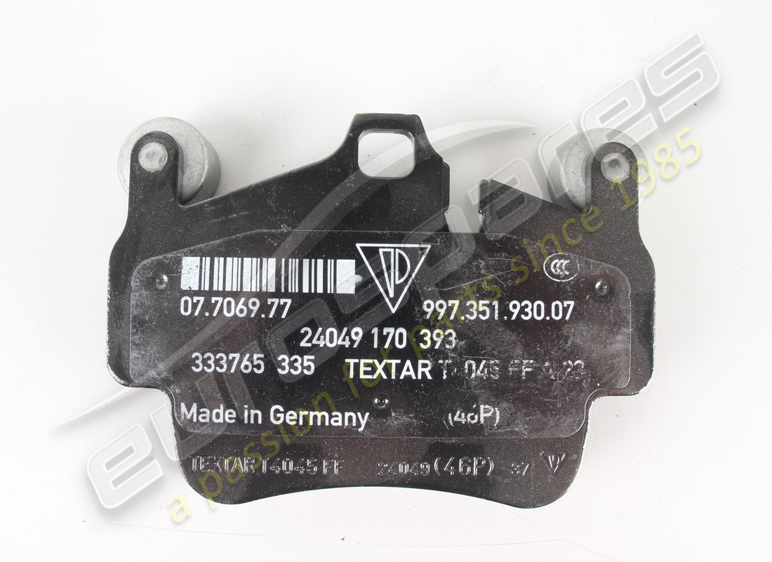 neu porsche 1 satz von bremsbelagsatz für scheibenbremse. teilenummer 99735193907 (3)