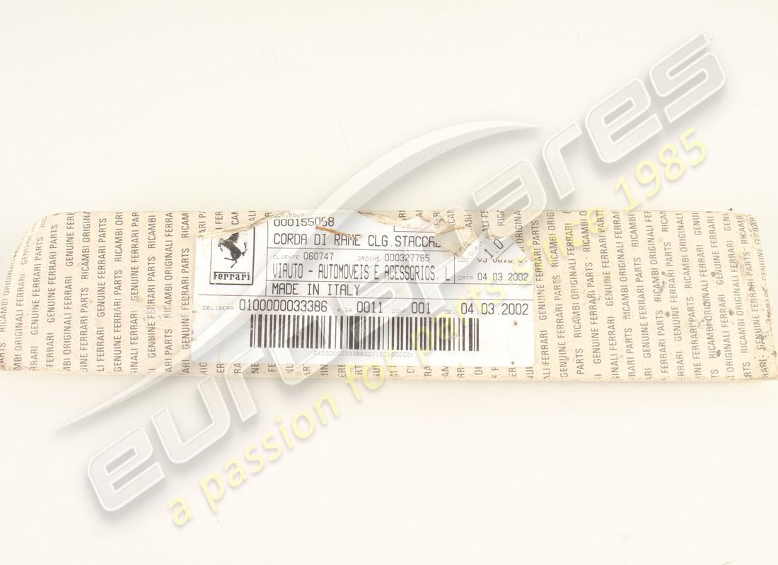 neues ferrari erdungsband. teilenummer 155068 (2)