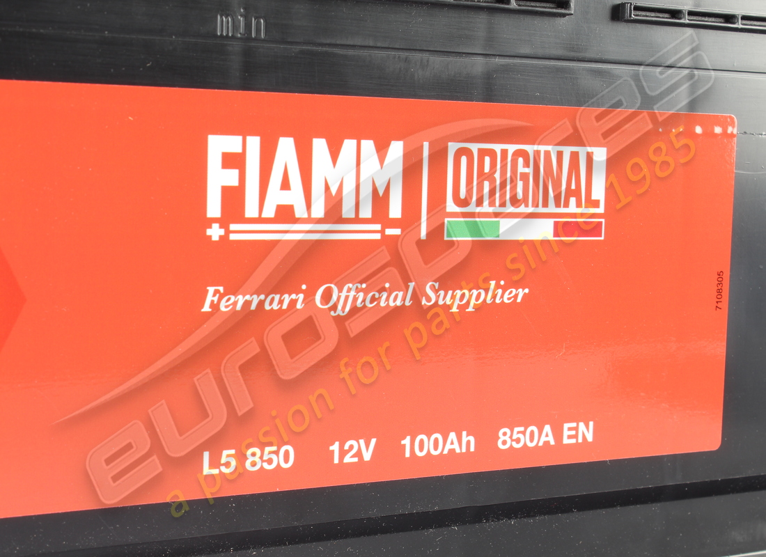 NEUE FERRARI BATTERIE 12V-100AH-850A. TEILENUMMER 191374 (3) neue ferrari batterie 12v-100ah-850a. teilenummer 191374 (3)