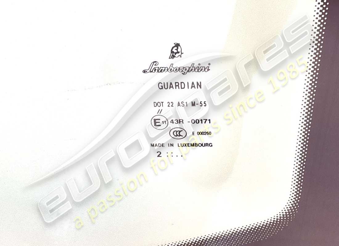 neue lamborghini windschutzscheibe. teilenummer 400845099b (2)