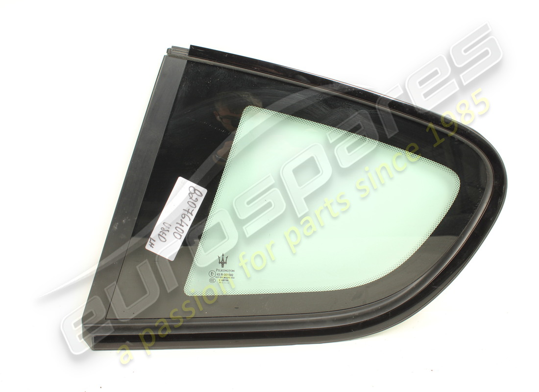 GEBRAUCHT Maserati KOMPLETTE LINKE HINTERE SEITENSCHEIBE. TEILENUMMER 82076400 (1)