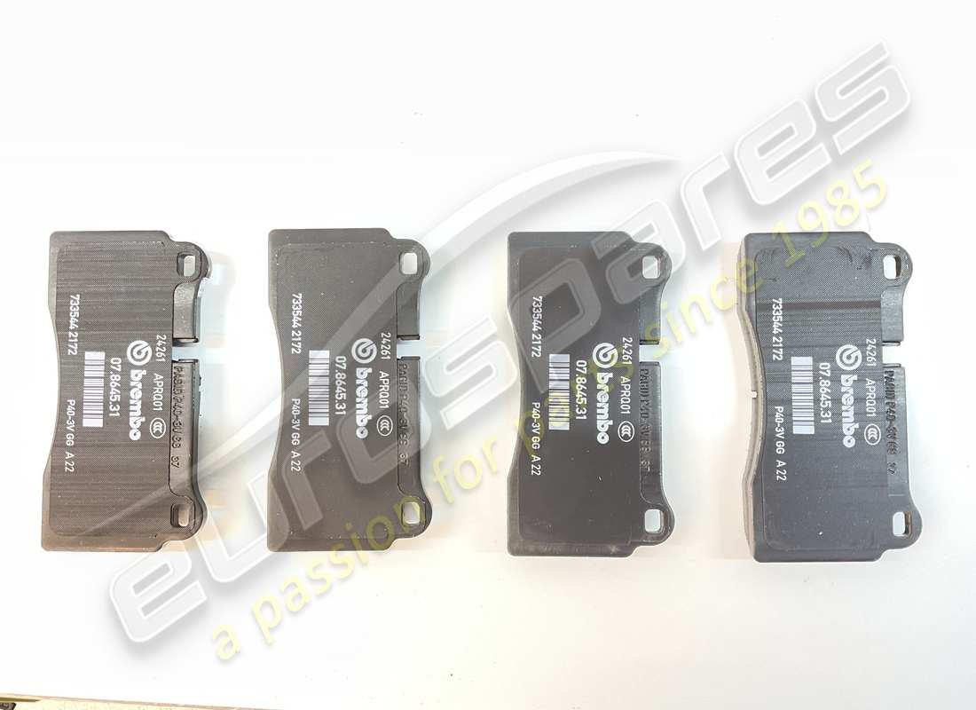 neues lamborghini 1 set von bremsbelagsatz für disc. teilenummer 4s0698451af (1)