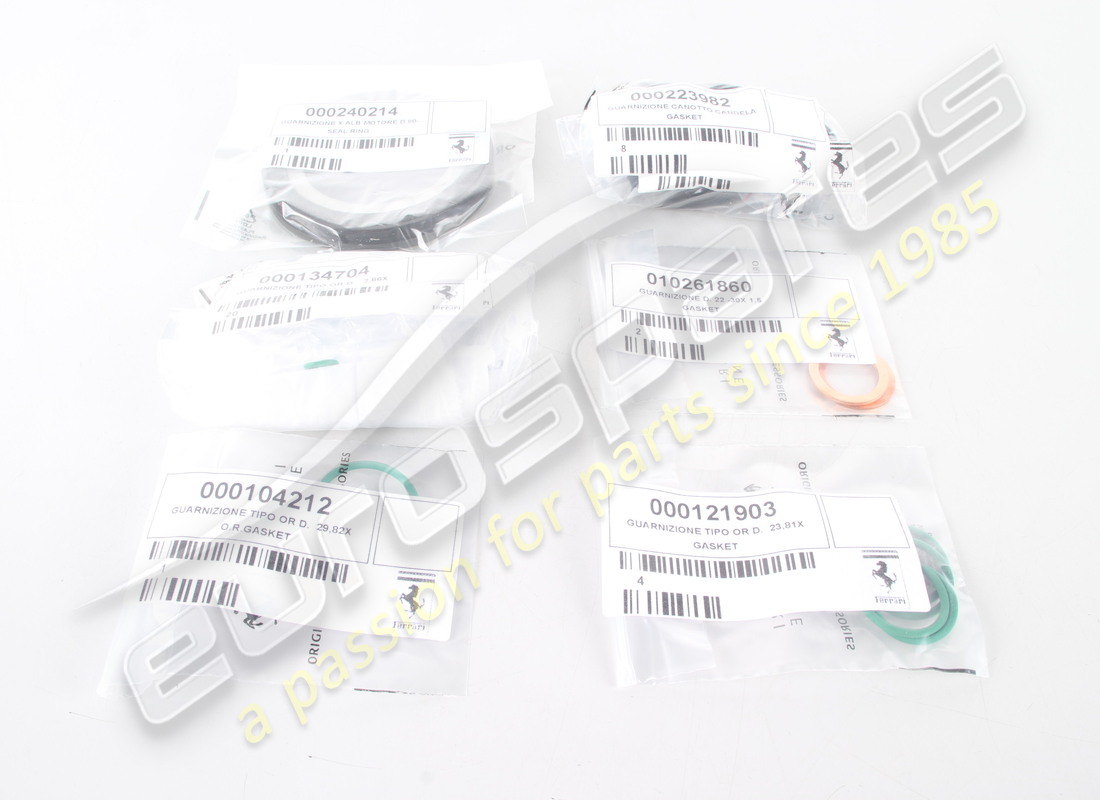 NEUER FERRARI ANTRIEBSEINHEIT-SATZ VON GASKE. TEILENUMMER 266677 (16) neuer ferrari antriebseinheit-satz von gaske. teilenummer 266677 (16)