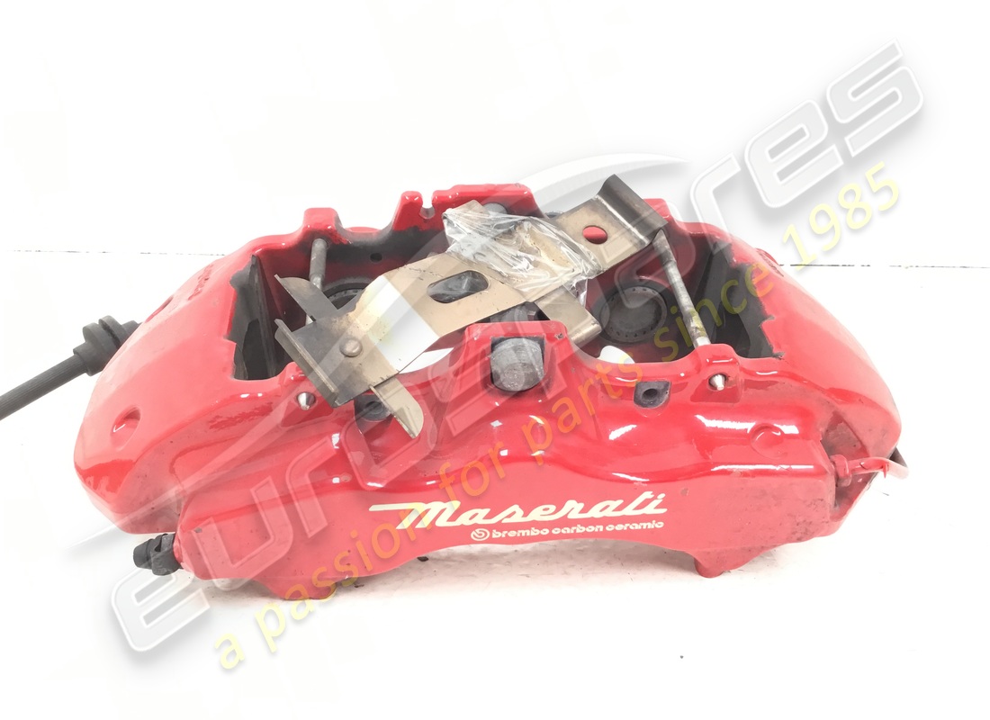 GEBRAUCHT Maserati KOMPLETTER VORDERER BREMSSATTEL, LINKS. TEILENUMMER 83121605 (1)