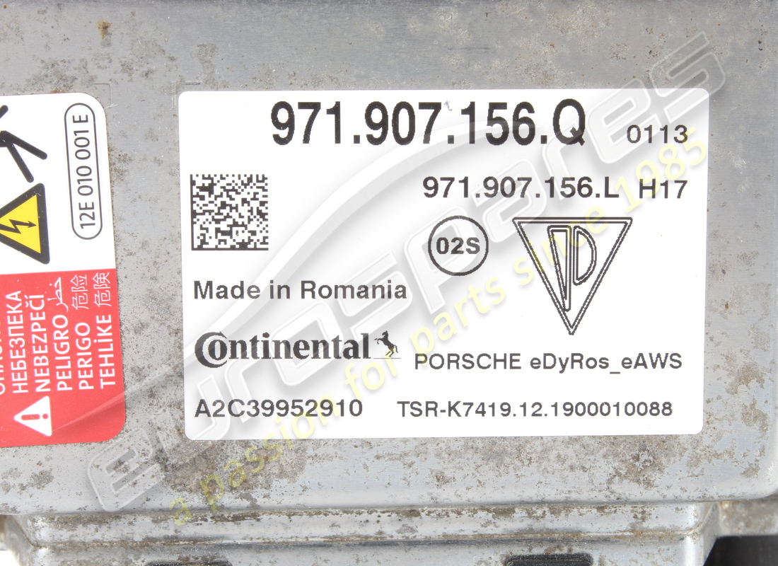 VERWENDET LAMBORGHINI EL.STEUEREINHEIT. TEILENUMMER 971907156Q (3) verwendet lamborghini el.steuereinheit. teilenummer 971907156q (3)