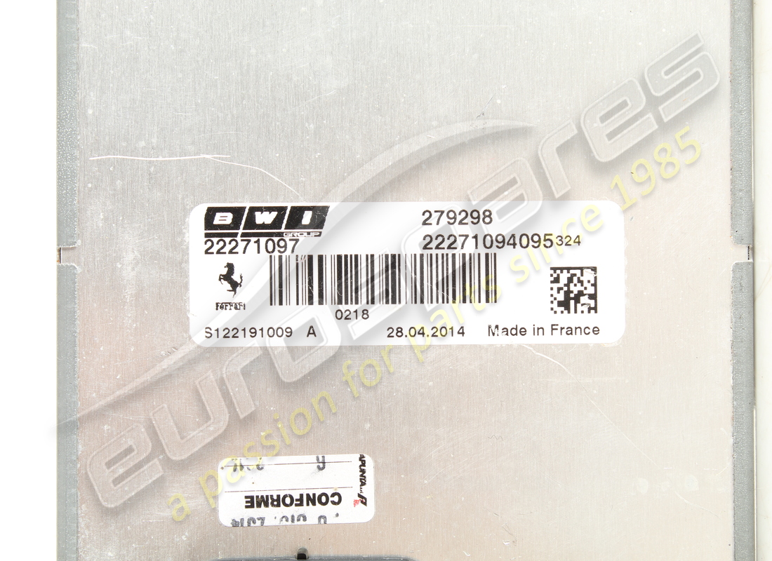 GEBRAUCHT FERRARI MAGNERIDE ECU. TEILENUMMER 279298 (4) gebraucht ferrari magneride ecu. teilenummer 279298 (4)
