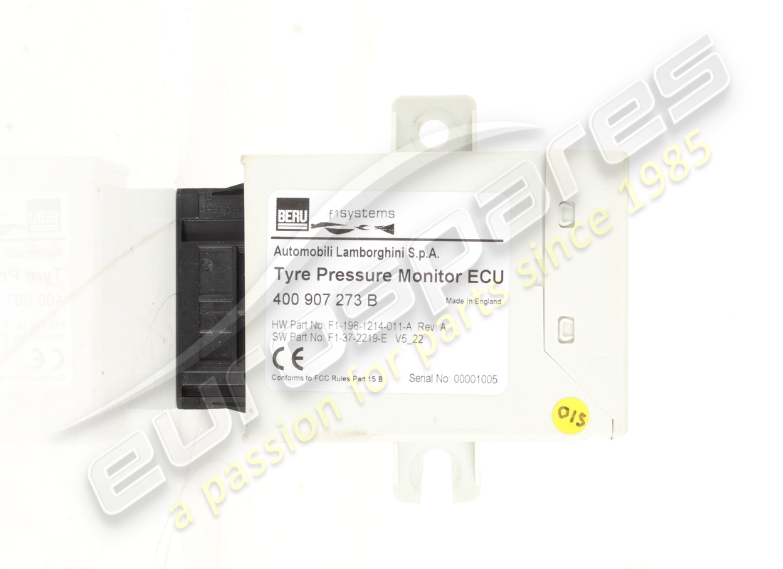 GEBRAUCHT Lamborghini REIFENDRUCK . TEILENUMMER 400907273B (1)