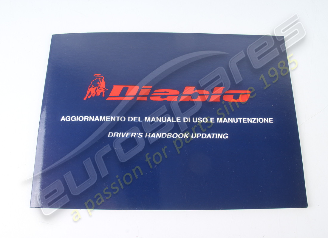 neues lamborghini diablo airbag-handbuch-update. teilenummer 901325725 (1)