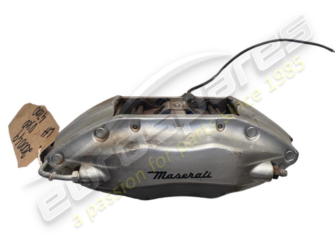 GEBRAUCHT Maserati BREMSSÄTTEL VORNE LINKS SILBER . TEILENUMMER 200049 (1)
