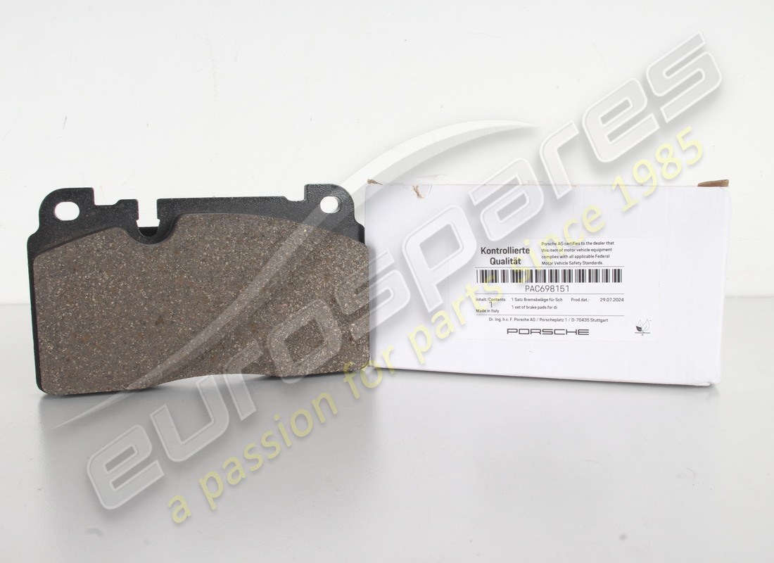neu porsche 1 satz von bremsbelagsatz für bremsscheibe. teilenummer pac698151 (1)