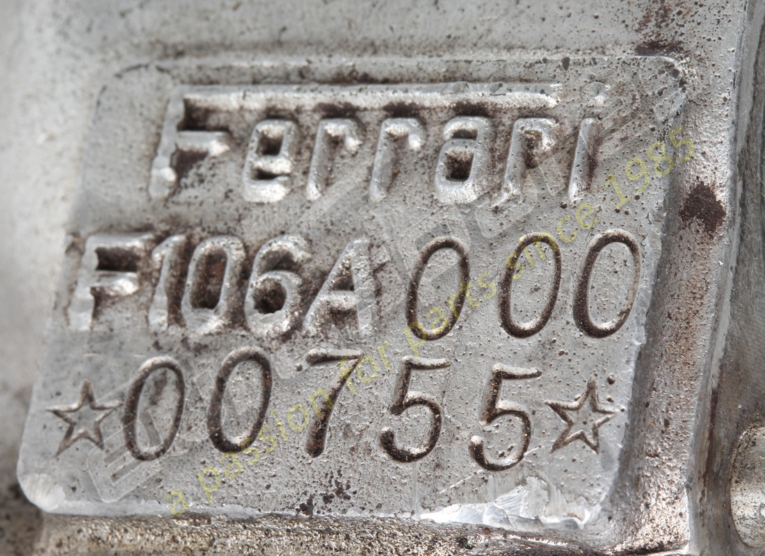 gebrauchtes ferrari 308 2v kurbelgehäuse. teilenummer 103536 (12)
