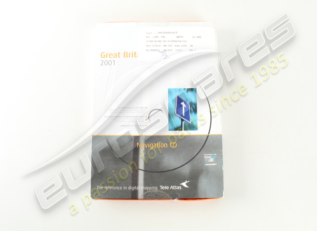 NEUE MASERATI CD-ROM. TEILENUMMER 383500167 (1) neue maserati cd-rom. teilenummer 383500167 (1)