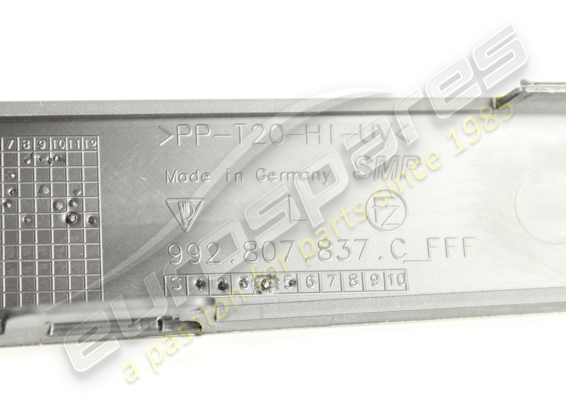 NEU PORSCHE ZIERLEISTE, MATT SCHWARZ. TEILENUMMER 992807837COK1 (4) neu porsche zierleiste, matt schwarz. teilenummer 992807837cok1 (4)