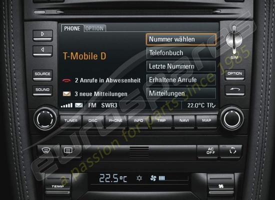 neu porsche teilenummer des telefonmoduls 99704490241