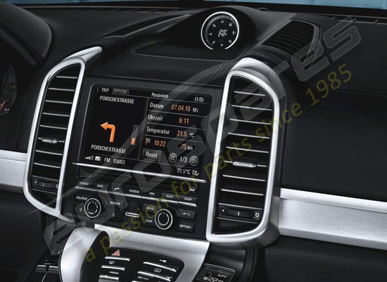 neu porsche pcm mit navigationsmodul und cd/dvd-wechsler teilenummer 95804490140