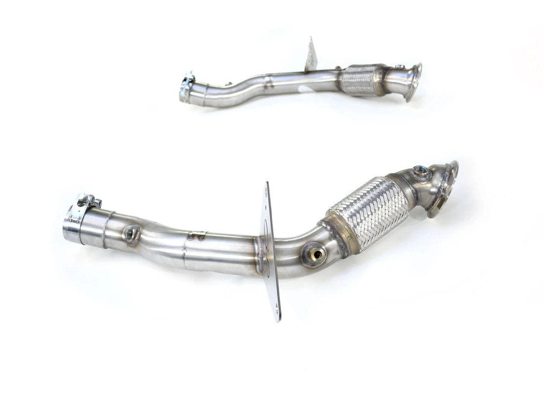 neu quicksilver ferrari 488 2015-20 katalysator-ersatzrohre. teilenummer fe489s (1)